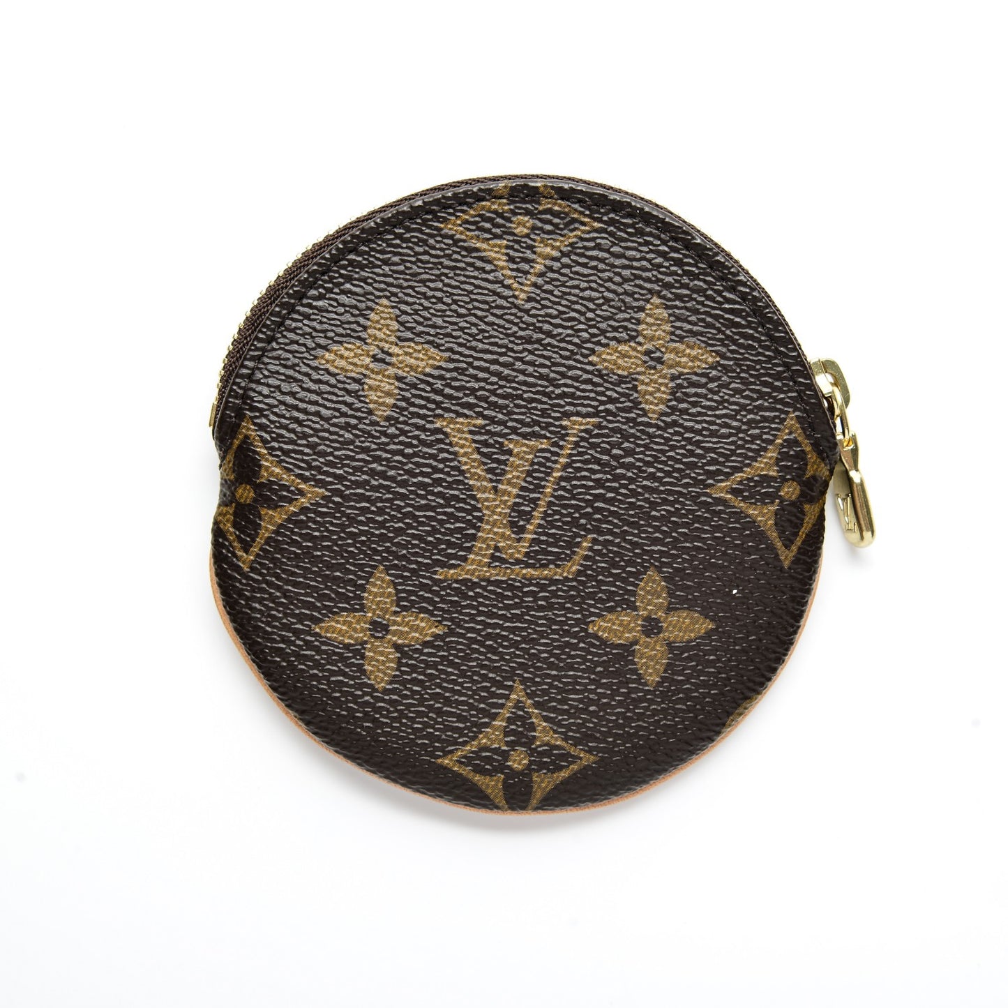 Monogram Round Coin Purse