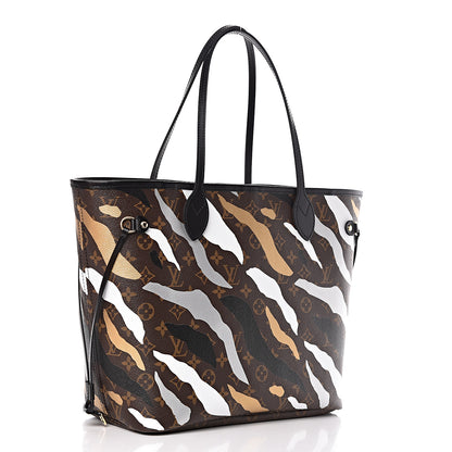 Louis Vuitton X LOL Monogram Neverfull MM Gold Silver 3 of 11