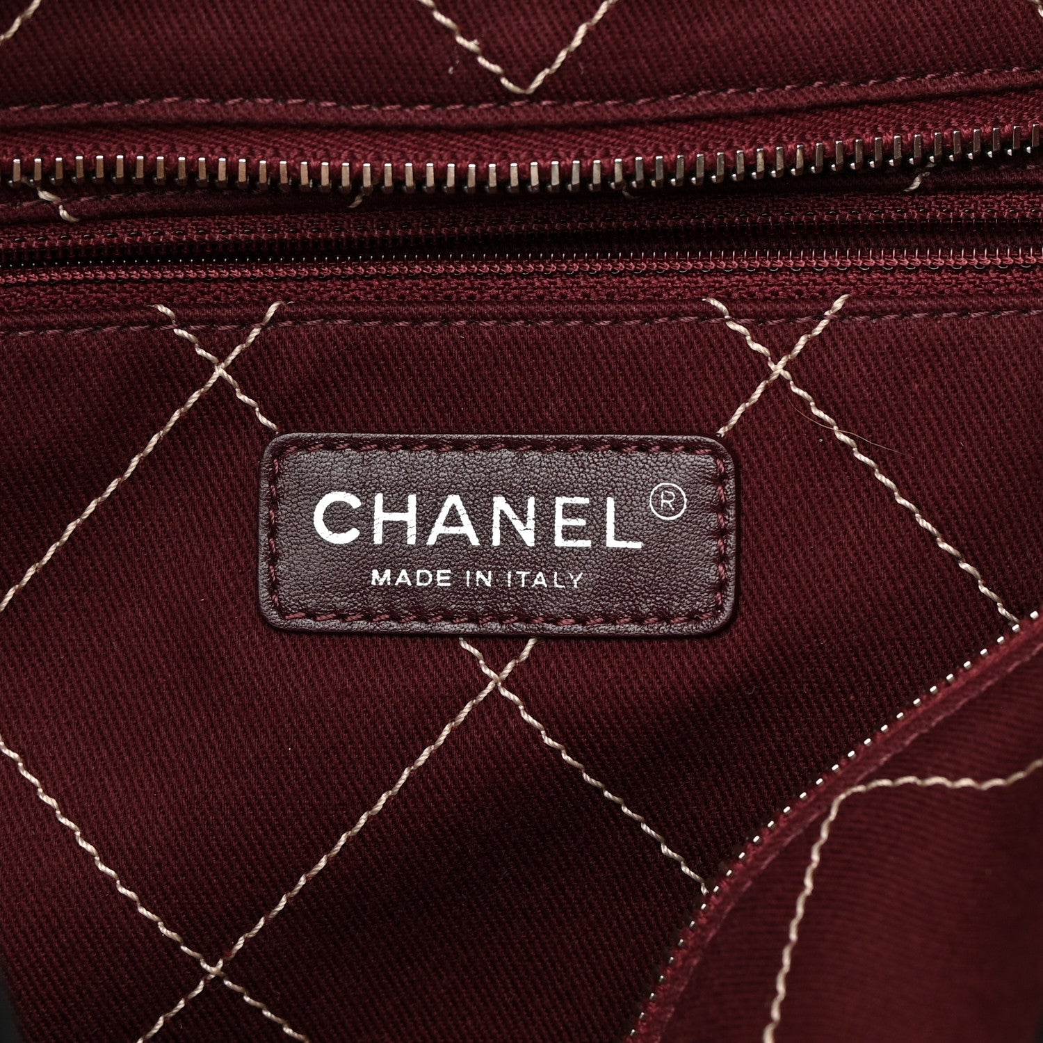 Chanel Grained Calfskin Large Fever Shopping Tote Beige 7 of 16