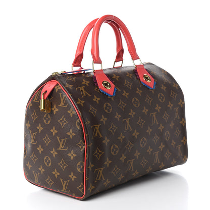 Louis Vuitton Monogram Totem Speedy 30 Flamingo 2 of 8