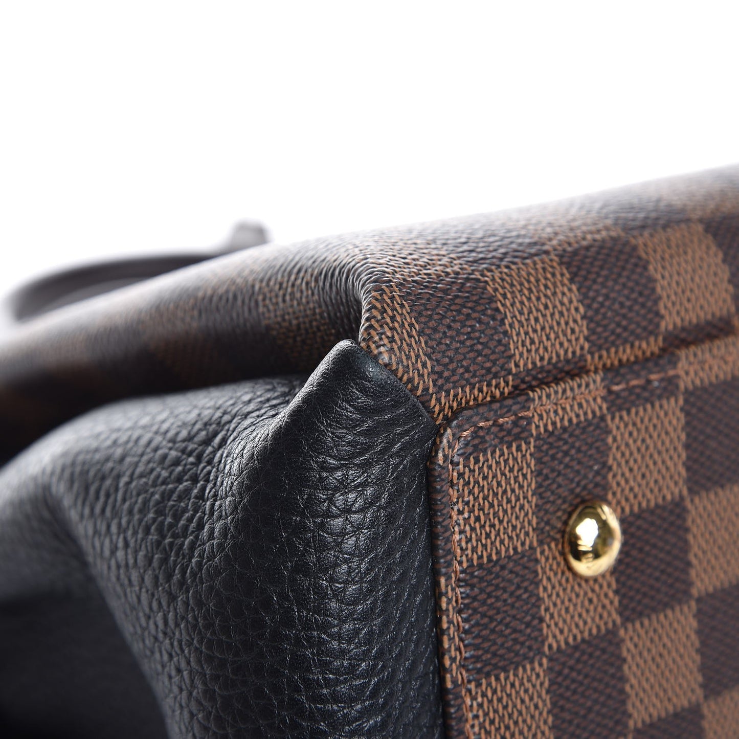 Cuir Taurillon Damier Ebene Normandy Black