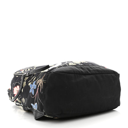 Gucci Canvas D-Active Flora Floral Knight Backpack Black 4 of 13