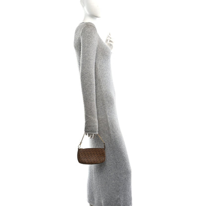 Fendi Zucchino Spalmati Forever Pochette Nocciola 2 of 13