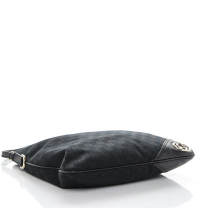 Gucci Monogram Medium New Britt Hobo Black 4 of 7