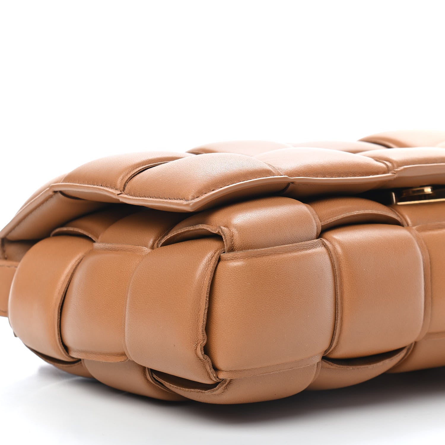 Bottega Veneta Nappa Maxi Intreccio Padded Cassette Crossbody Bag Caramel 6 of 7