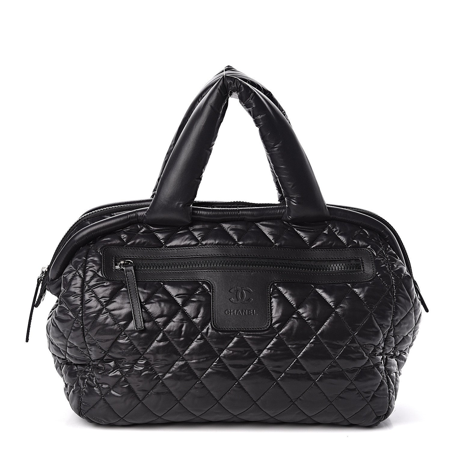 Chanel Nylon Coco Cocoon Bowler Black 1 of 10