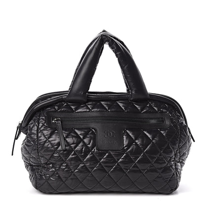 Chanel Nylon Coco Cocoon Bowler Black 1 of 10