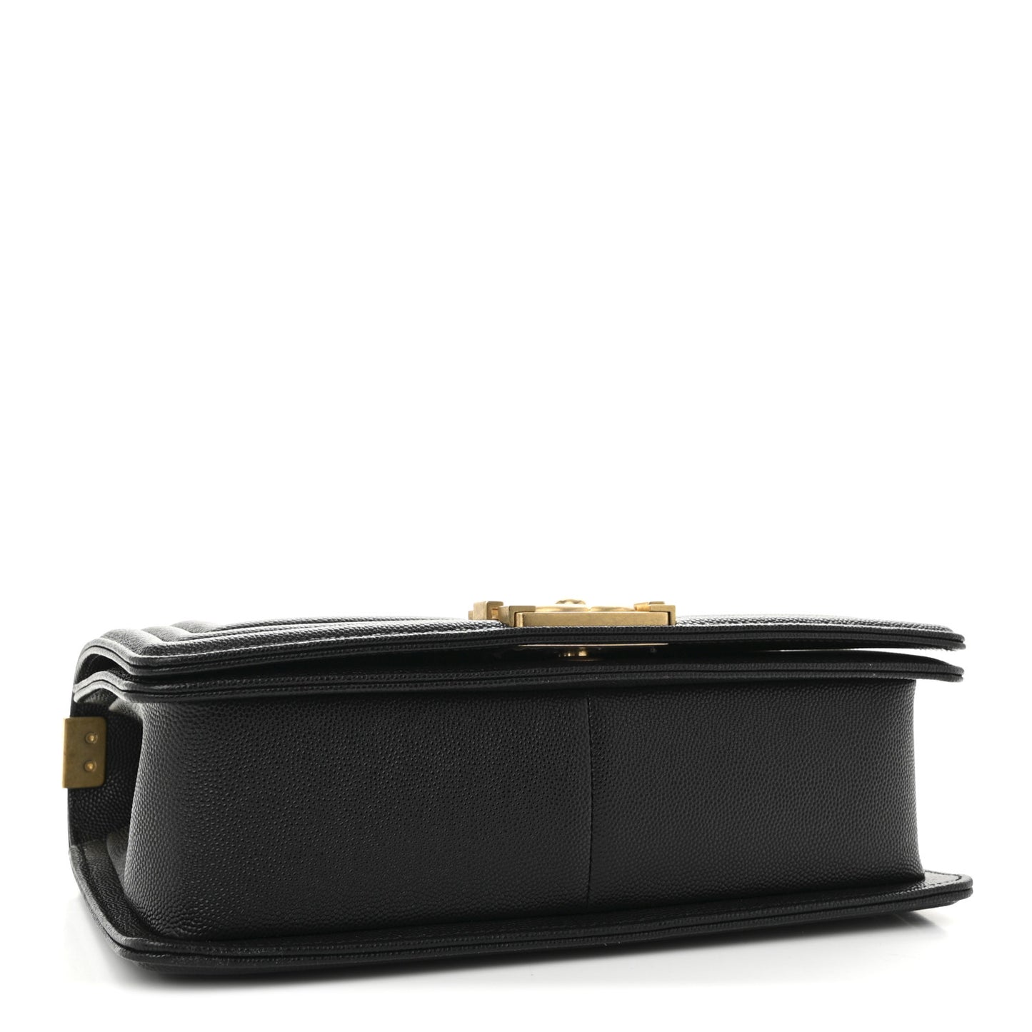 Caviar Quilted Medium Boy Flap Black