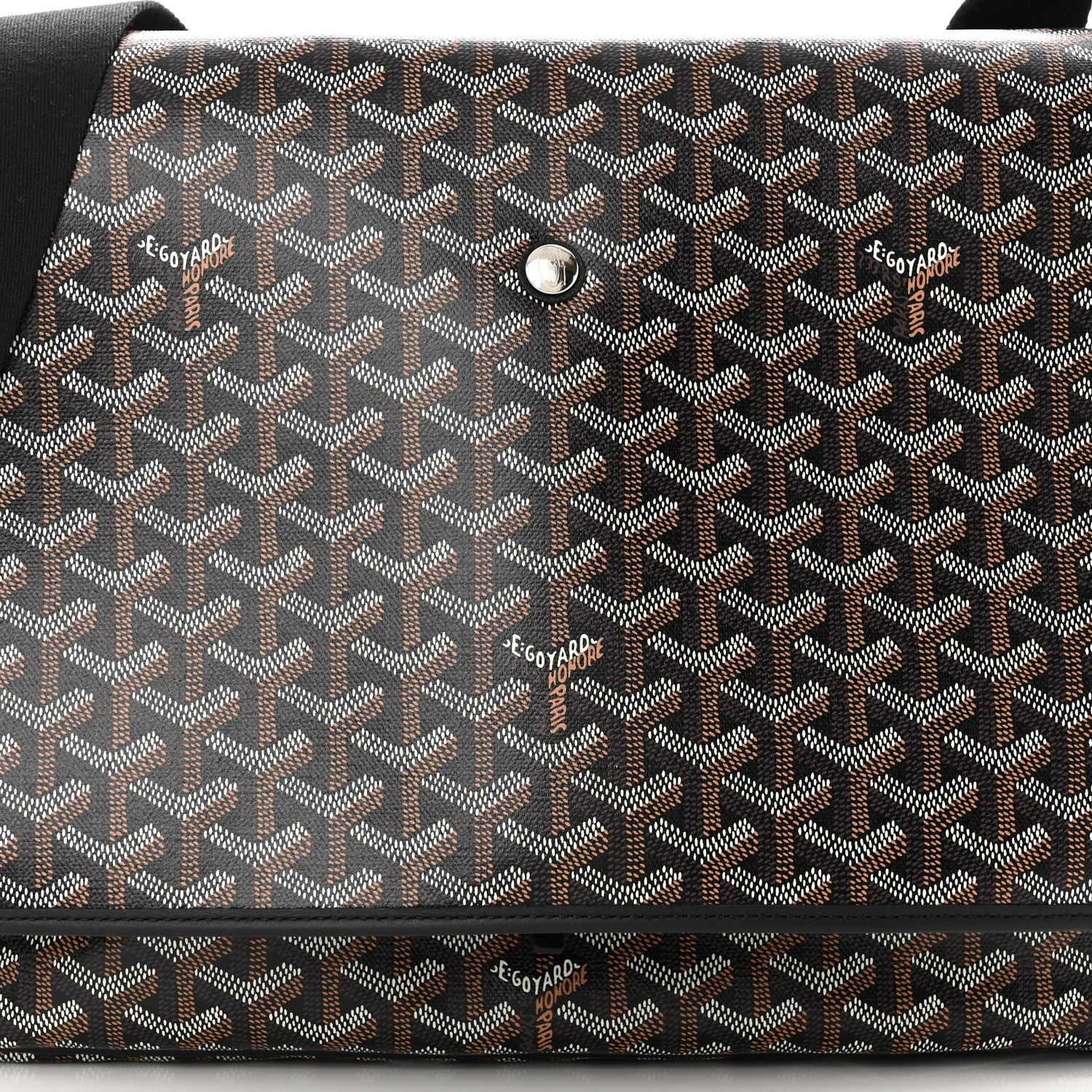 Goyard Goyardine Capetien Messenger Bag Black 8 of 10