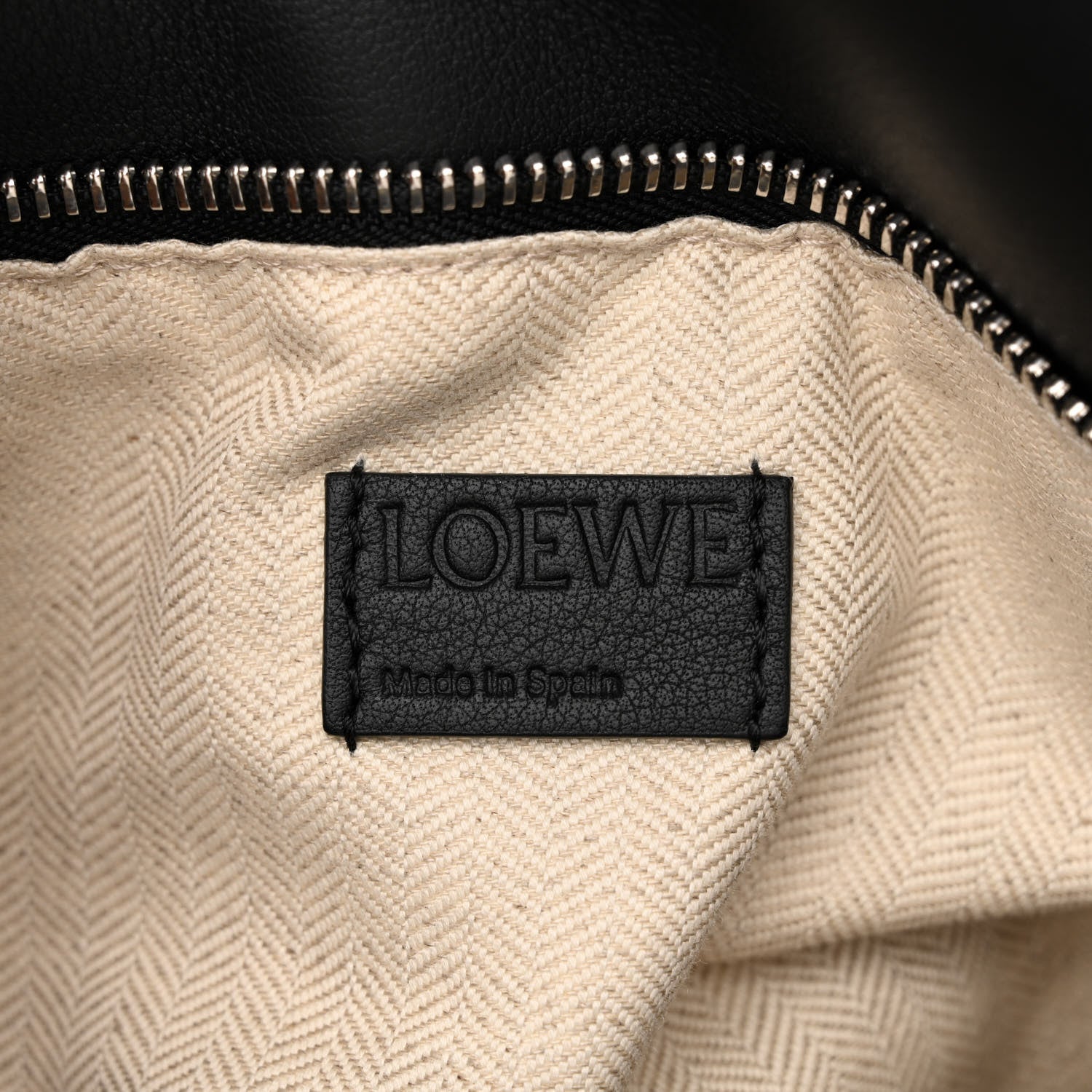 Loewe Calfskin Medium Puzzle Bag Black 6 of 9