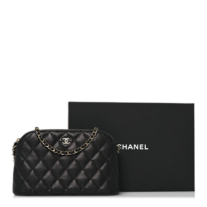 Chanel Caviar Quilted Classic Clutch With Chain Black 13 of 13