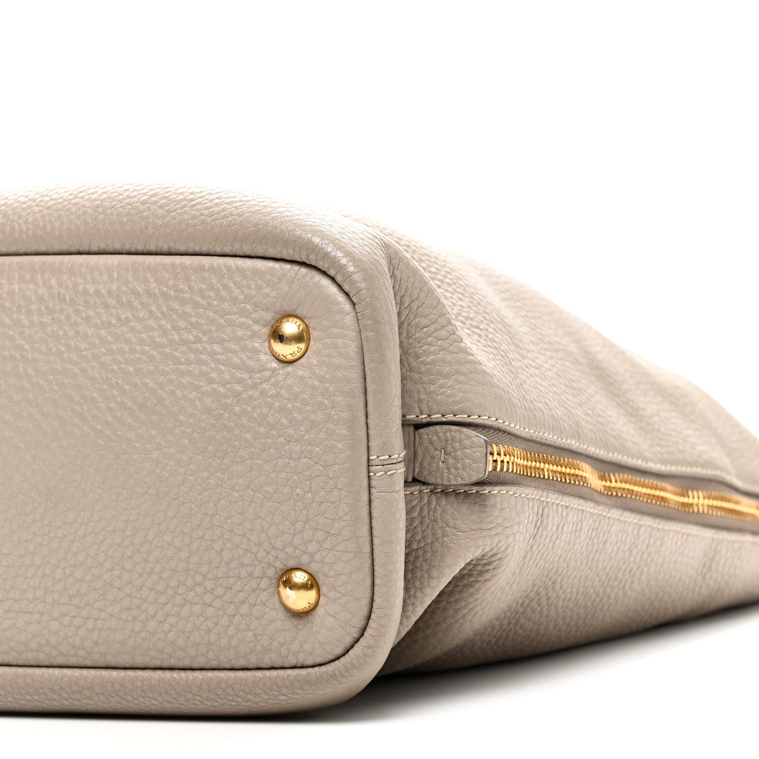 Prada Vitello Phenix Side Zip Tote Argilla 9 of 10