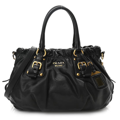 Prada Soft Calf Shopping Bag Black 1 of 13