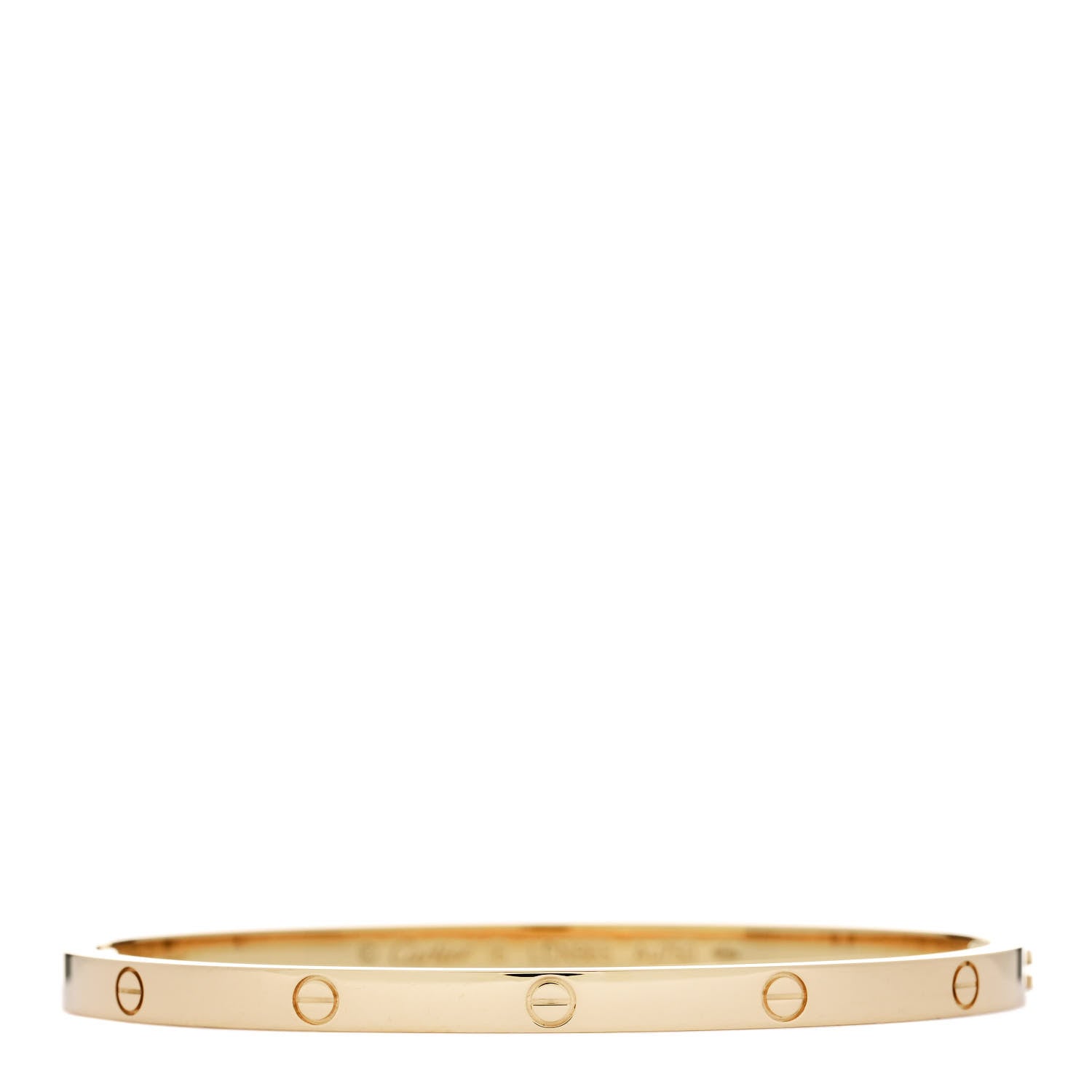 Cartier 18K Yellow Gold Small LOVE Bracelet 16 1 of 9
