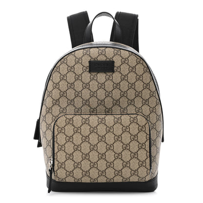 Gucci GG Supreme Monogram Small Eden Day Backpack Black 1 of 12