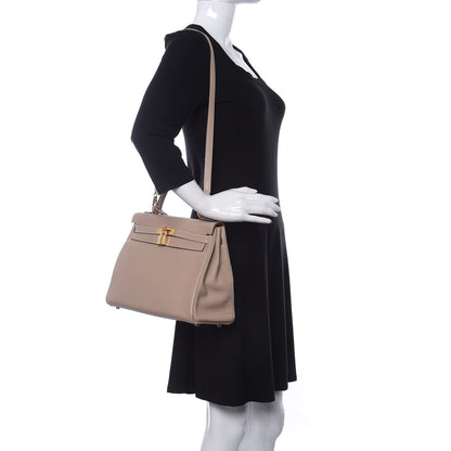 Hermes Taurillon Clemence Kelly Retourne 32 Argile 2 of 13
