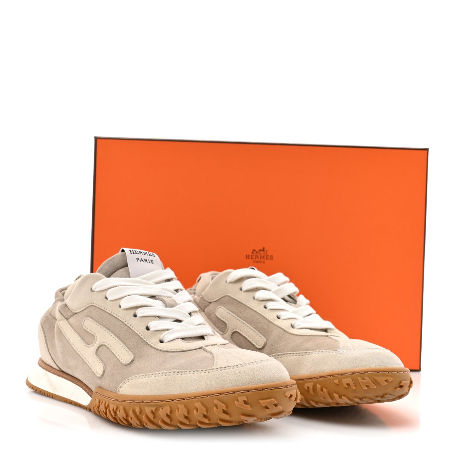 Suede Goatskin Mens Jet Sneakers 36 Beige Esquisse Glaise
