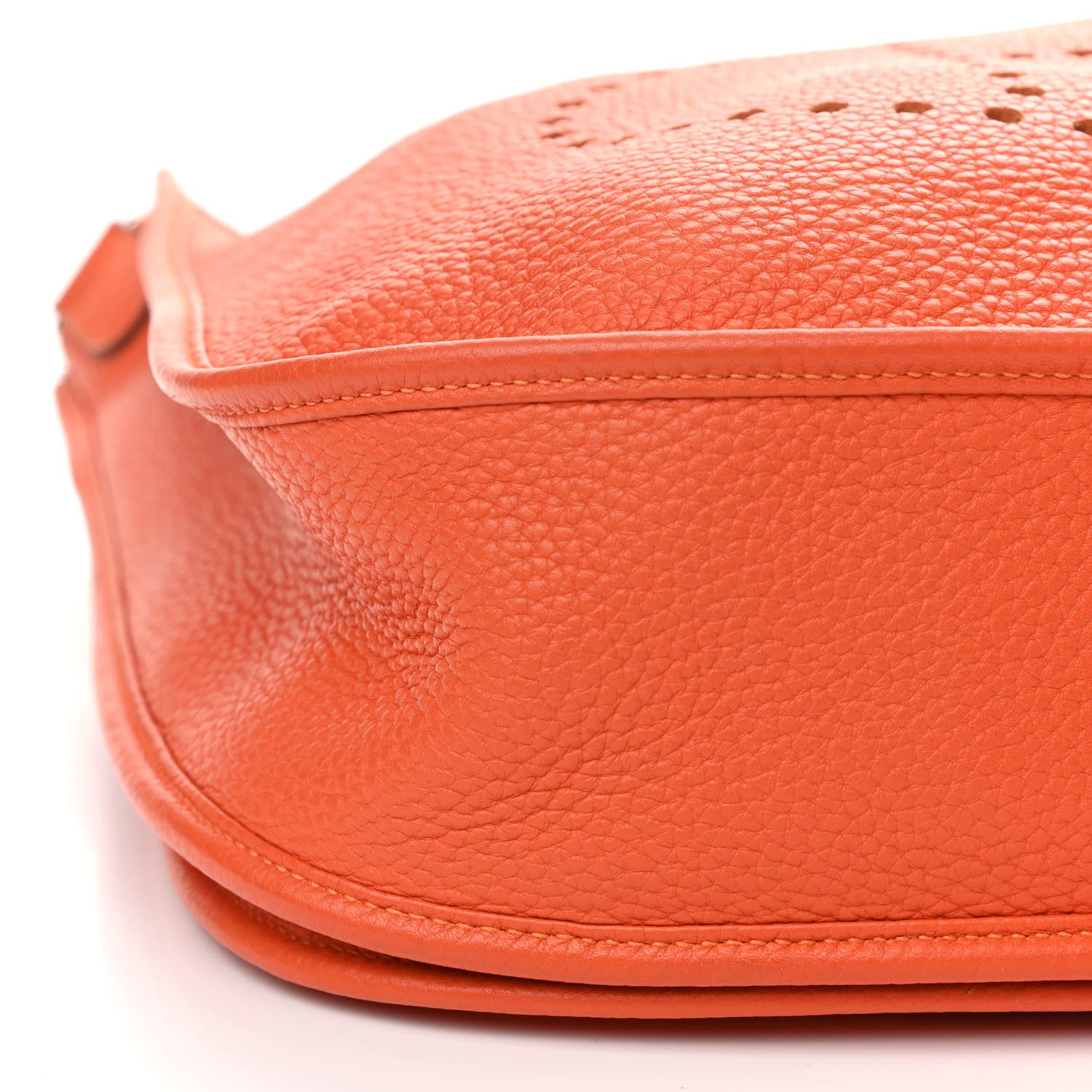 Hermes Taurillon Clemence Evelyne III GM Orange 9 of 13