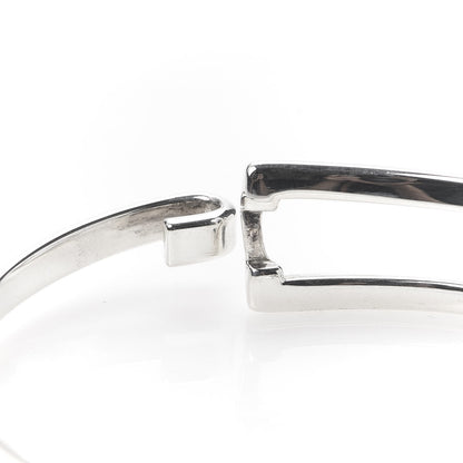 Tiffany Sterling Silver Rectangle Bangle Bracelet 5 of 6