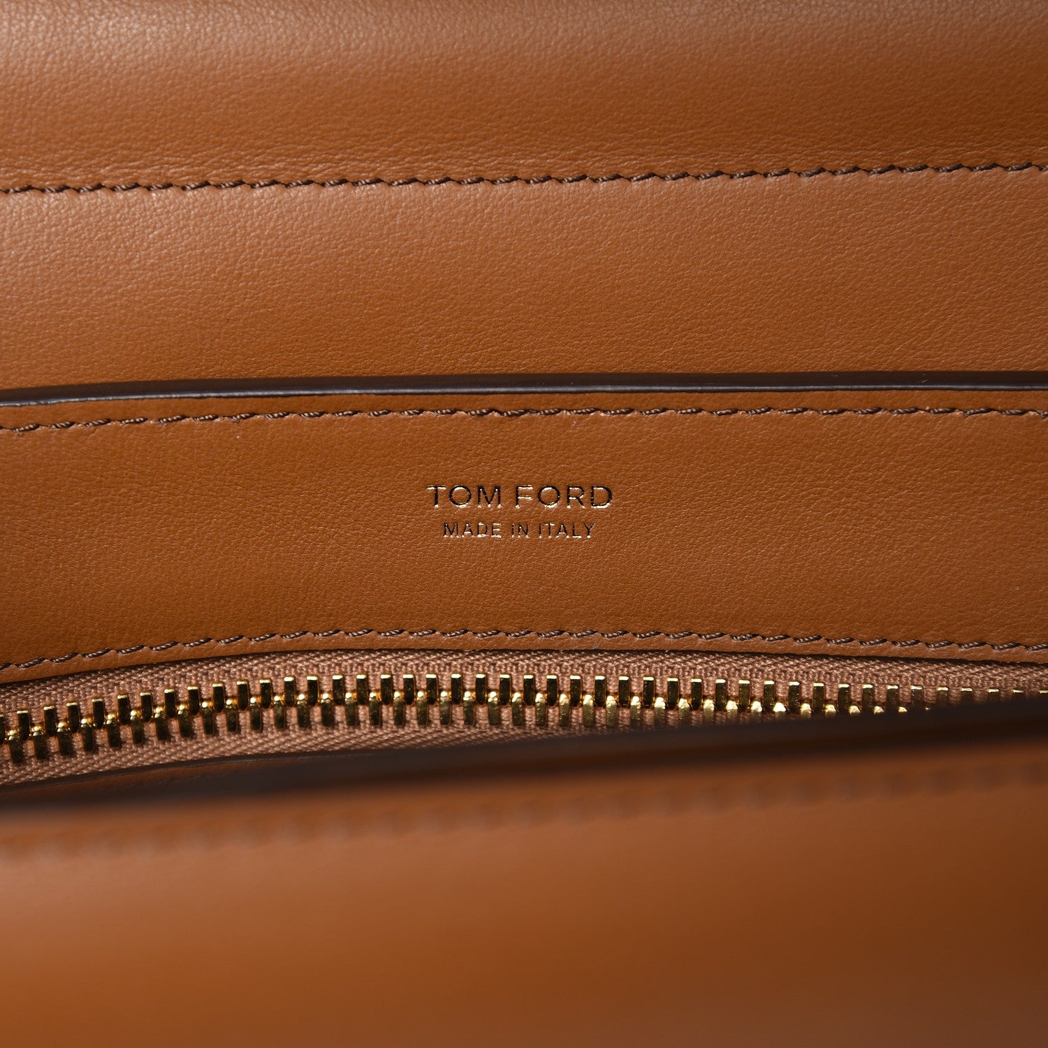 Tom Ford Calfskin Medium Sienna Crossbody Bag Cognac 6 of 7