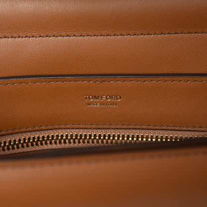 Tom Ford Calfskin Medium Sienna Crossbody Bag Cognac 6 of 7