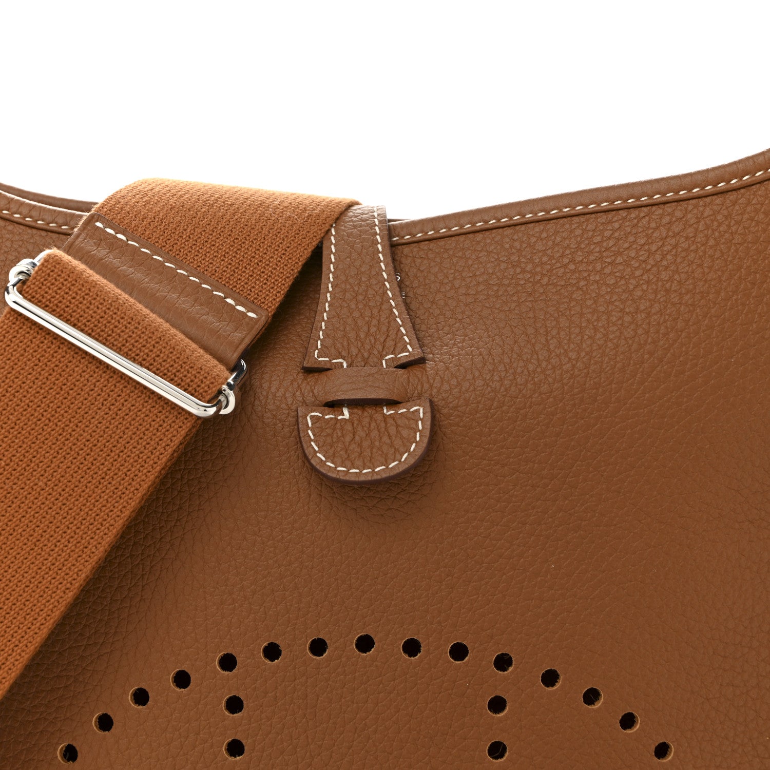Hermes Taurillon Clemence EVELYNE III PM Gold 8 of 13