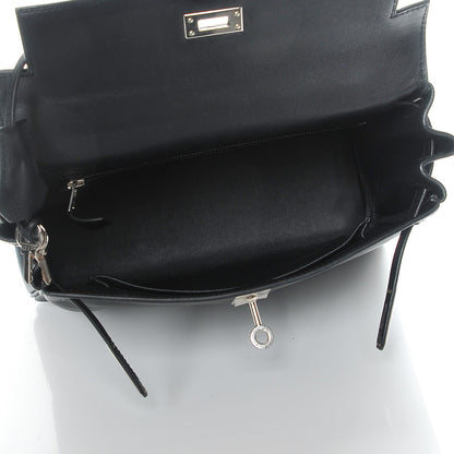 Hermes Swift Kelly Retourne 25 Black 8 of 27