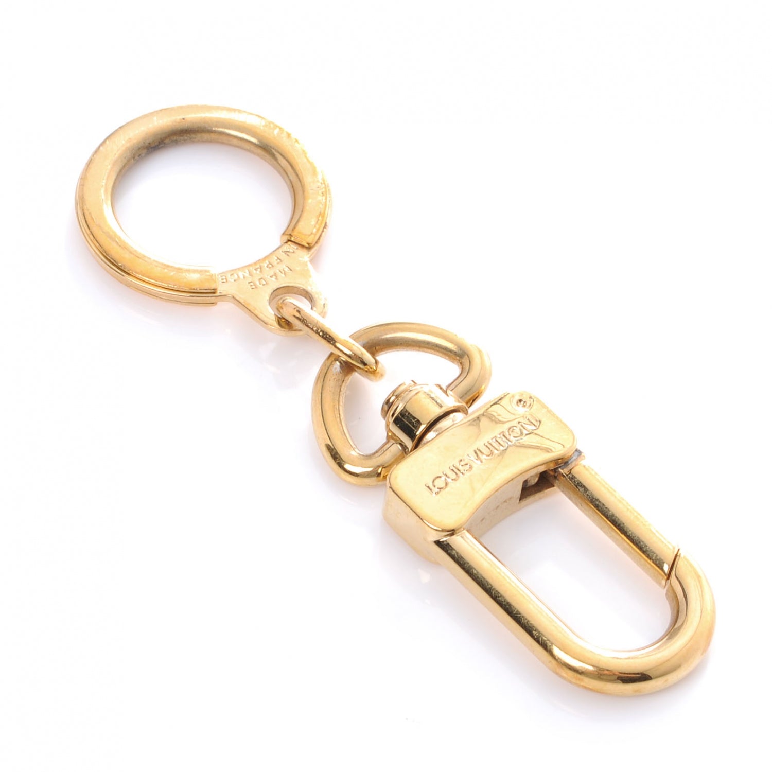 Louis Vuitton Pochette Extender Key Ring Gold 1 of 3