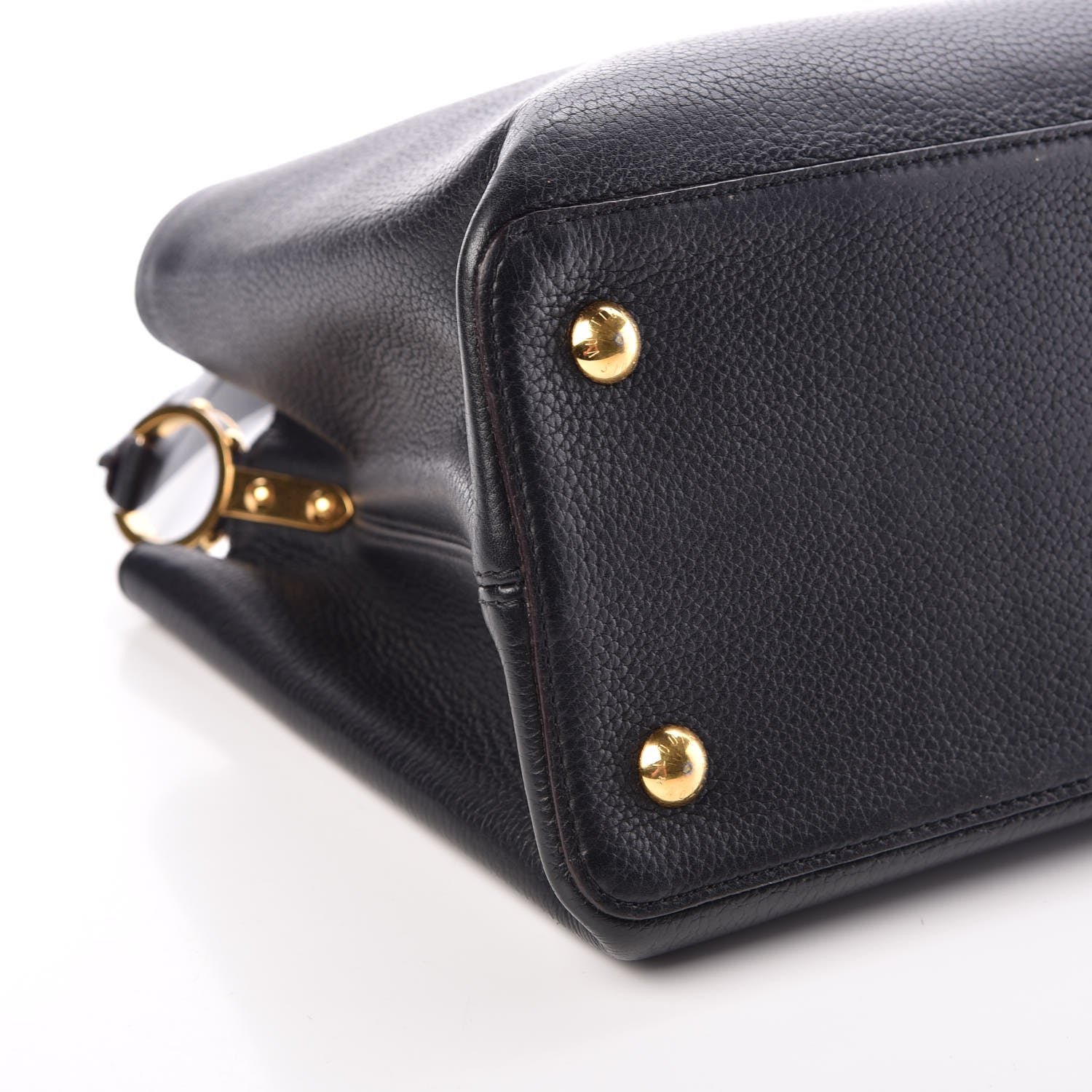 Louis Vuitton Taurillon Capucines GM Black 5 of 13