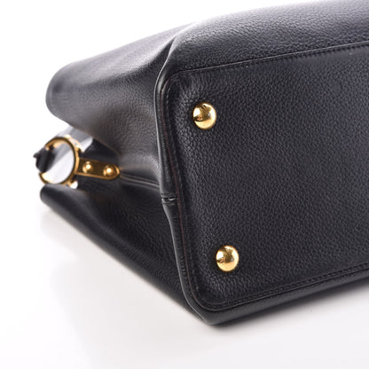 Louis Vuitton Taurillon Capucines GM Black 5 of 13