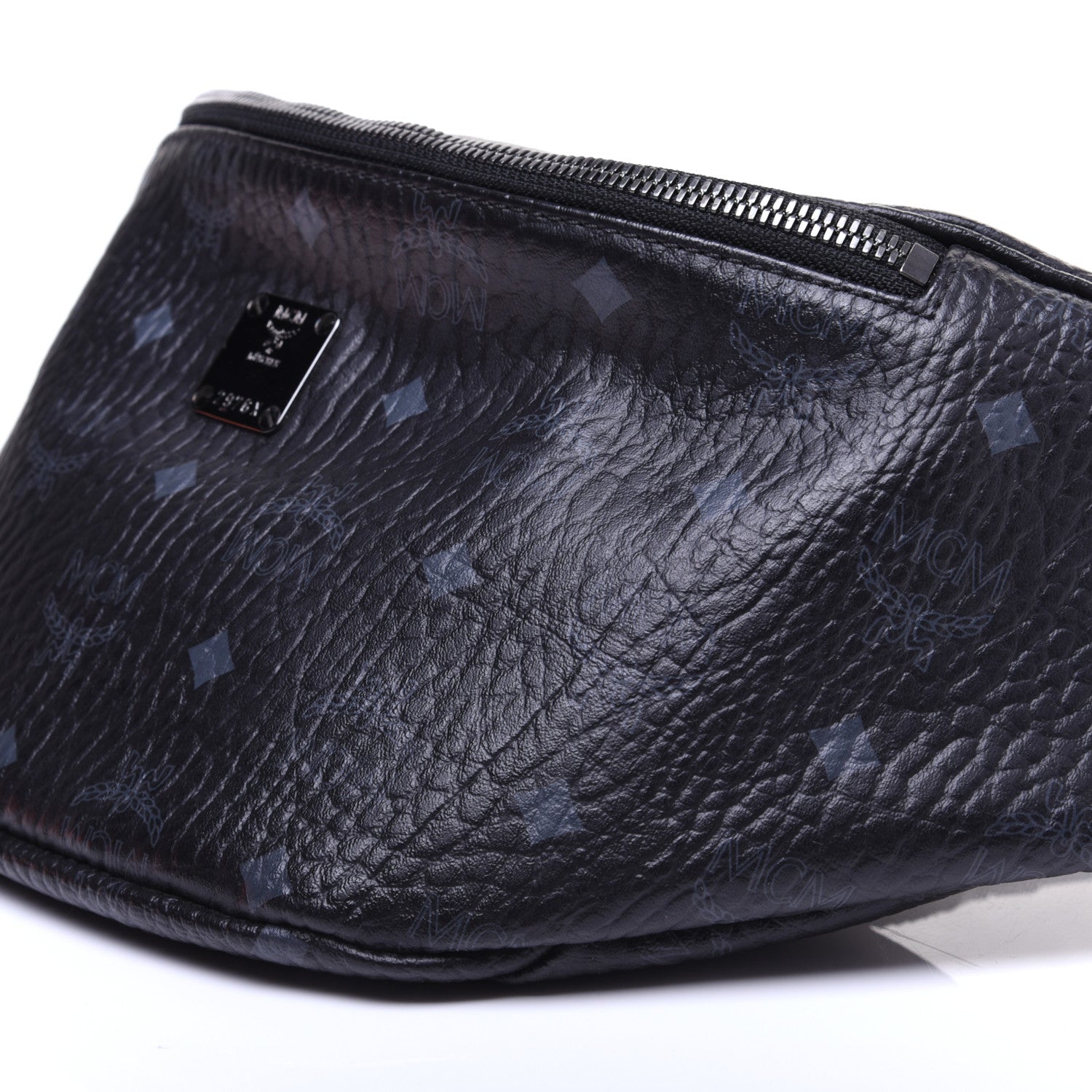 MCM Visetos Stark Belt Bag Black 7 of 15