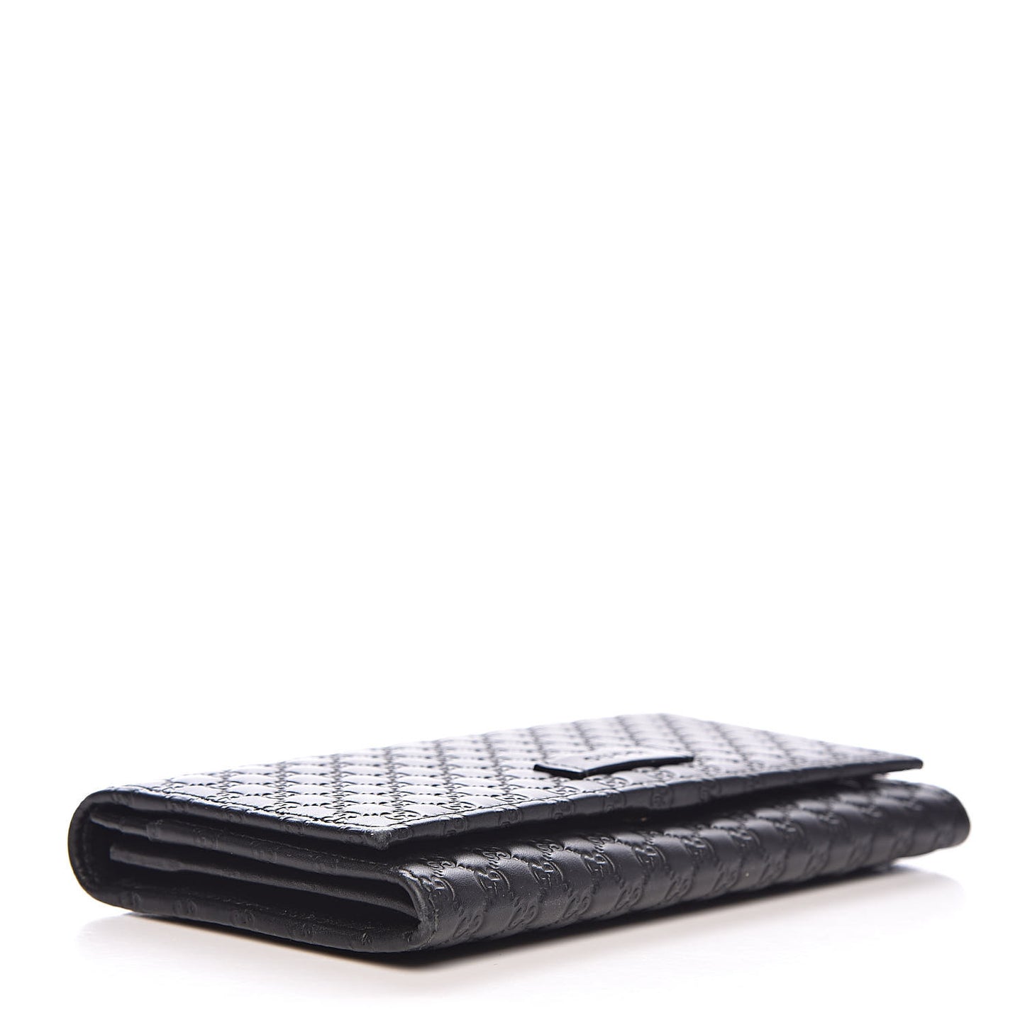 Soft Microguccissima Continental Wallet Black