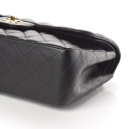 Chanel Lambskin Quilted Jumbo Double Flap Black 8 of 9