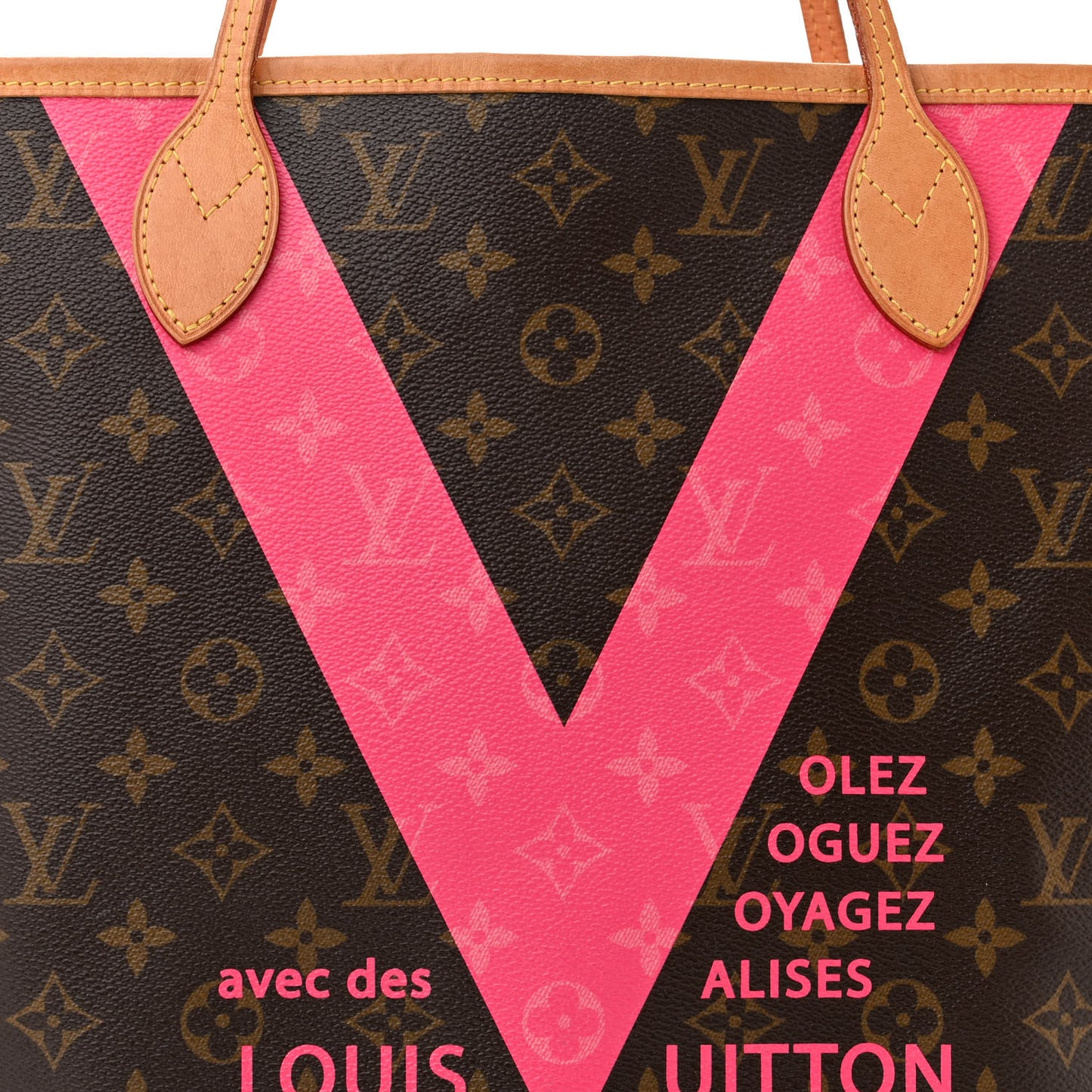 Monogram V Neverfull MM Grenade