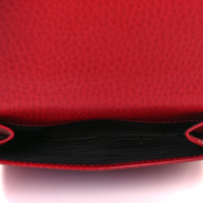 Gucci Dollar Calfskin Interlocking G French Wallet Rosso 6 of 11
