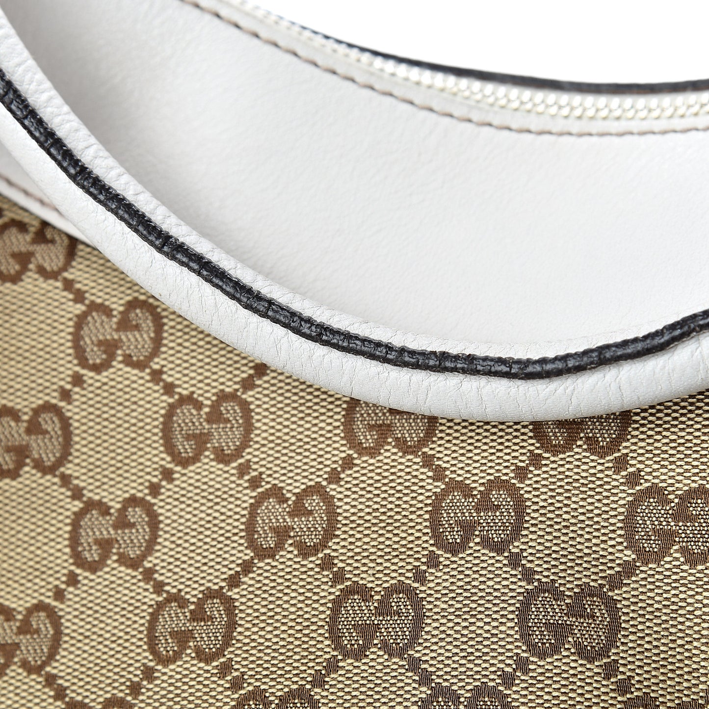 Monogram Large D Gold Hobo Off White