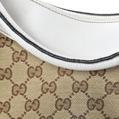 Gucci Monogram Large D Gold Hobo Off White 13 of 14