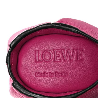 Loewe Calfskin Elephant Coin Purse Bag Charm  Fuchsia 5 of 9