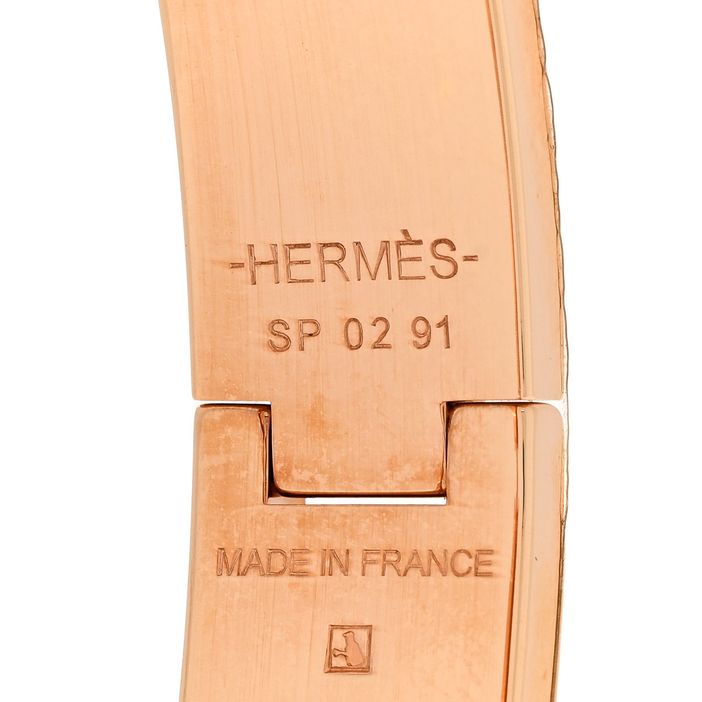 Enamel Narrow Clic Clac H Bracelet PM Jaune Tennis