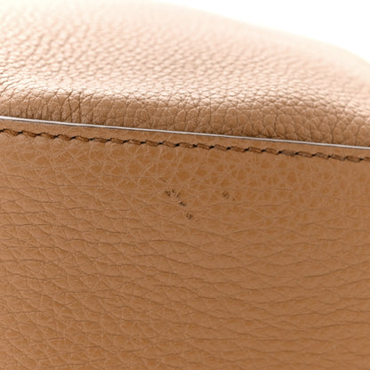 Prada Vitello Daino Soft Large Zippered Messenger Hobo Caramel 11 of 11
