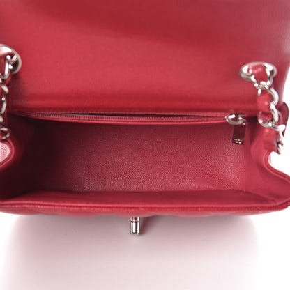 Chanel Caviar Quilted Mini Square Flap Dark Pink 5 of 15