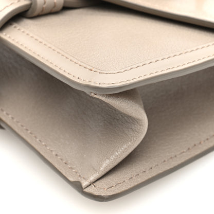Chloe Shiny Goatskin Calfskin Mini Aby Chain Shoulder Bag Motty Grey 9 of 9