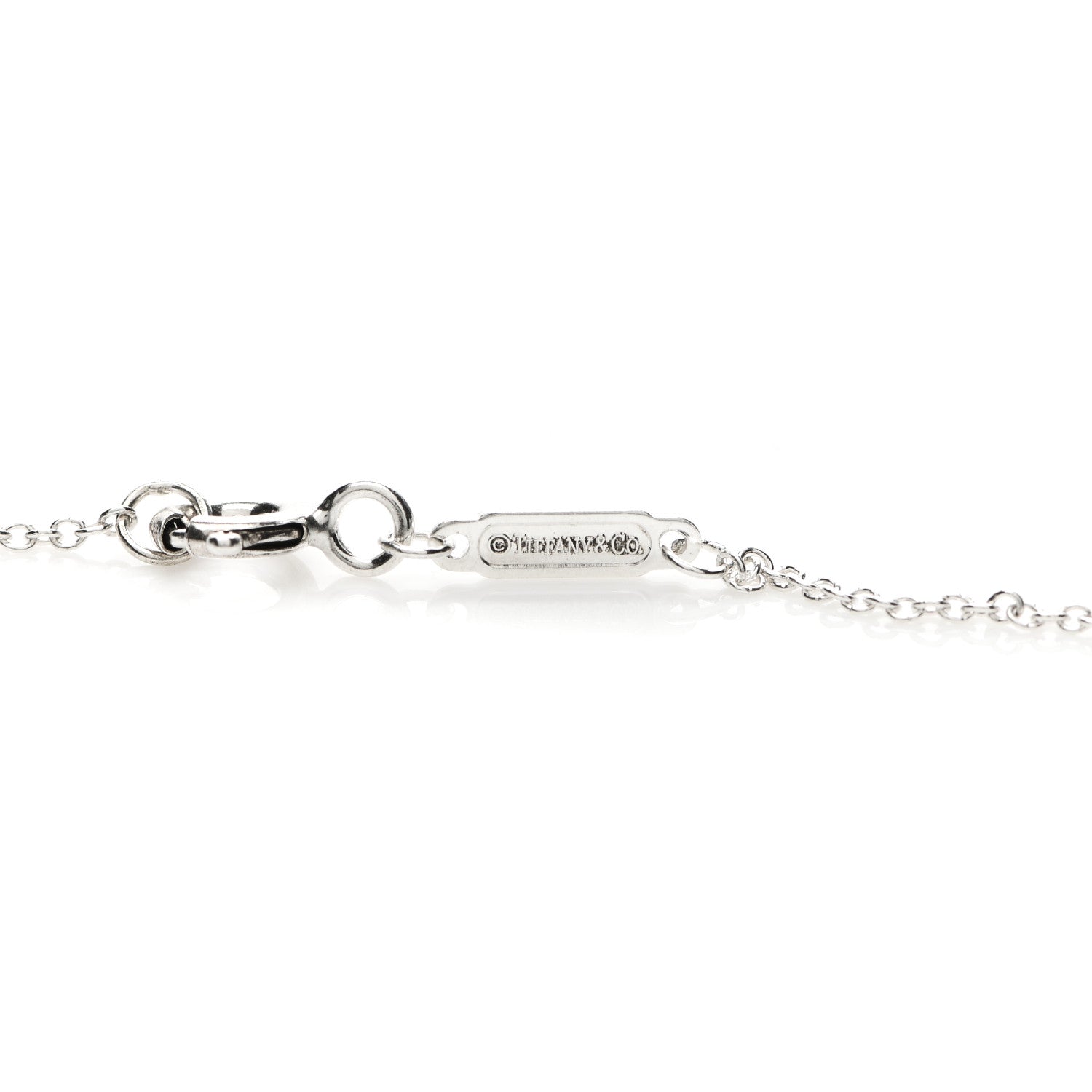 Tiffany Sterling Silver Mini Infinity Pendant Necklace 5 of 5