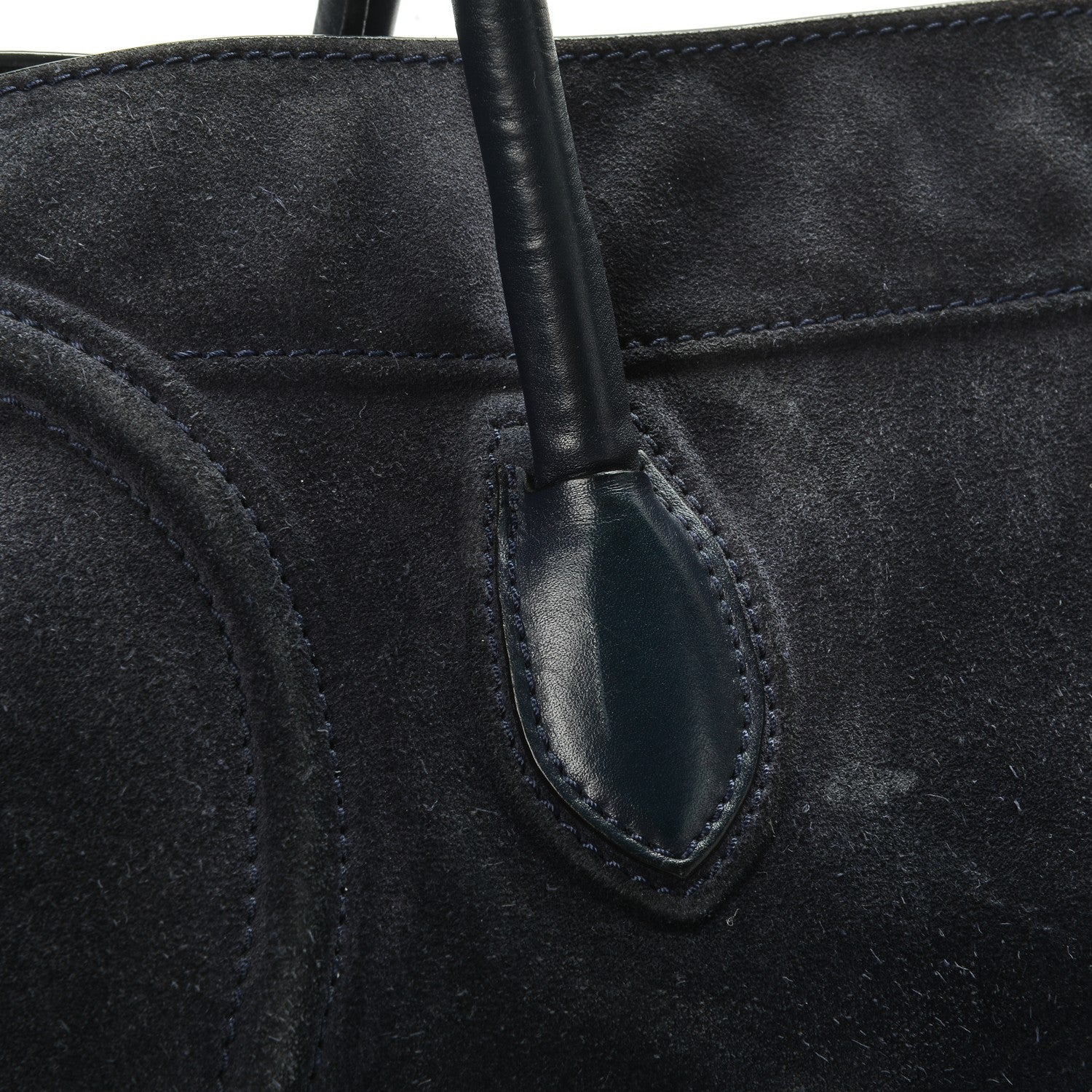 Celine Suede Large Phantom Luggage Midnight 8 of 17
