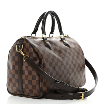 Louis Vuitton Damier Ebene Speedy Bandouliere 30 3 of 15