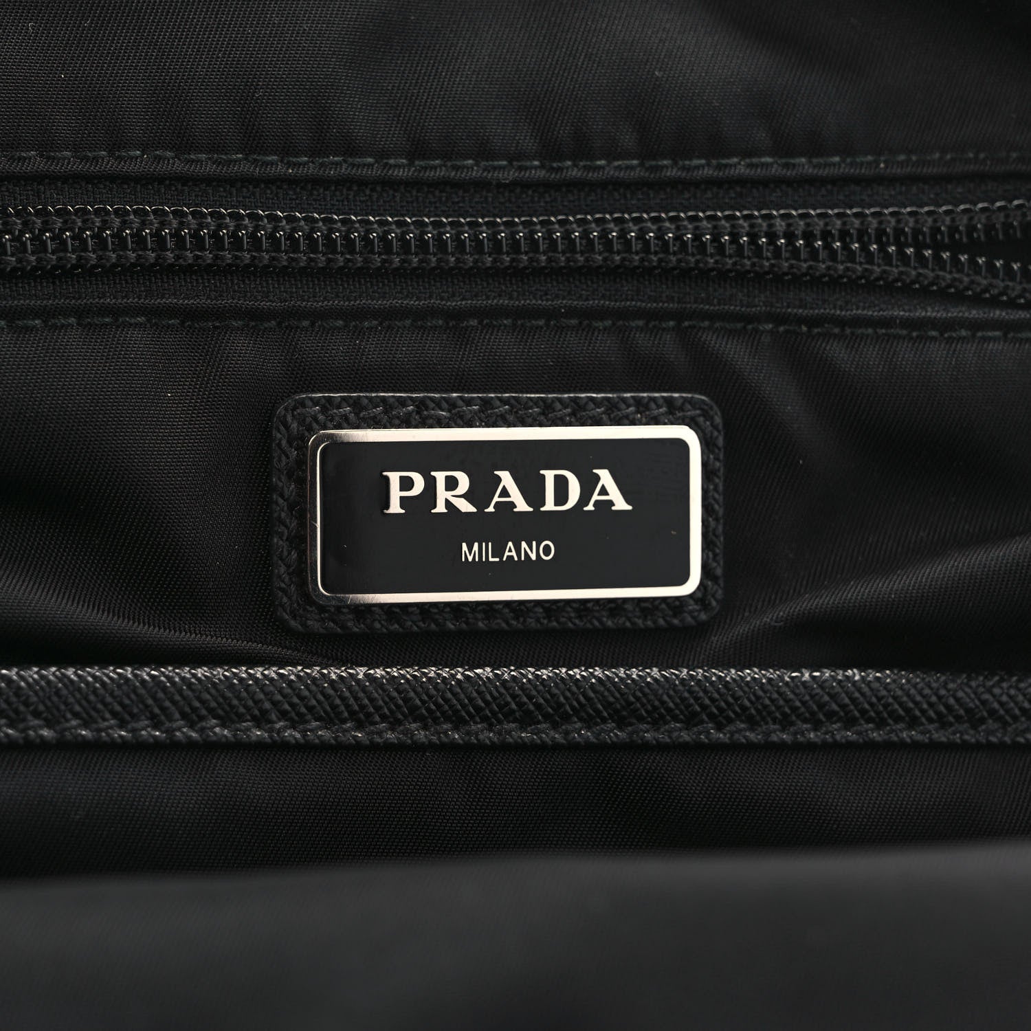 Prada Tessuto Nylon Montagna Sling Backpack Black 6 of 9