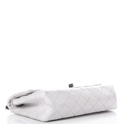 Chanel Aged Calfskin Quilted 2.55 Reissue 225 Flap White 5 of 10