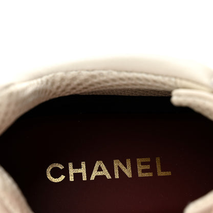 Chanel Calfskin Womens CC Sneakers 39 Ivory 7 of 8
