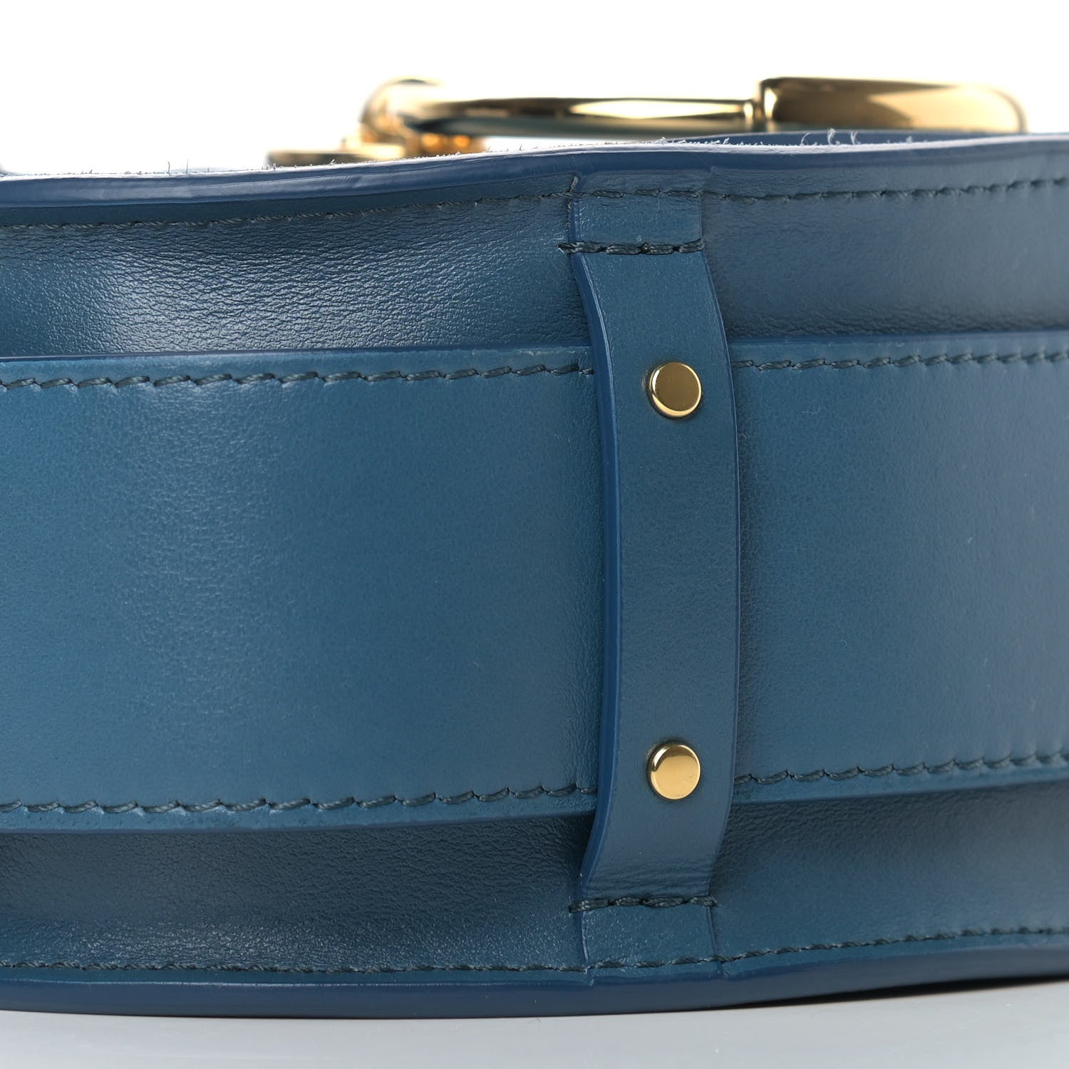 Chloe Calfskin Small Tess Bag Vinyl Blue 8 of 11
