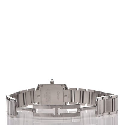 Cartier Stainless Steel 20mm Tank Francaise Quartz Watch 6 of 9